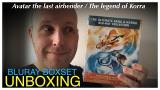 Avatar The Last Airbender / The Legend of Korra Bluray Boxset Unboxing 