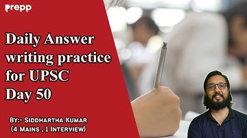 Daily Answer writing practice for UPSC  Day 50 | UPSC Mains | #upsc #Mains #answerwriting