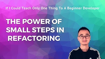 React Clean Code - The Power of Small Steps in Refactoring