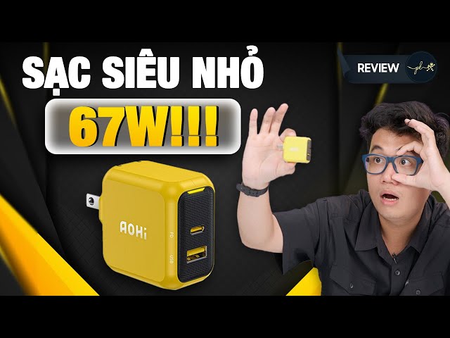 Sạc 67W gì mà NHỎ XÍU, rẻ gấp đôi sạc Apple! | Thế Giới Phụ Kiện