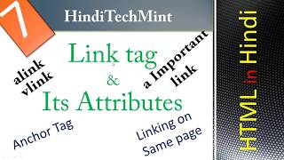 linking tag, anchor, alink, v link and linking same page in html
