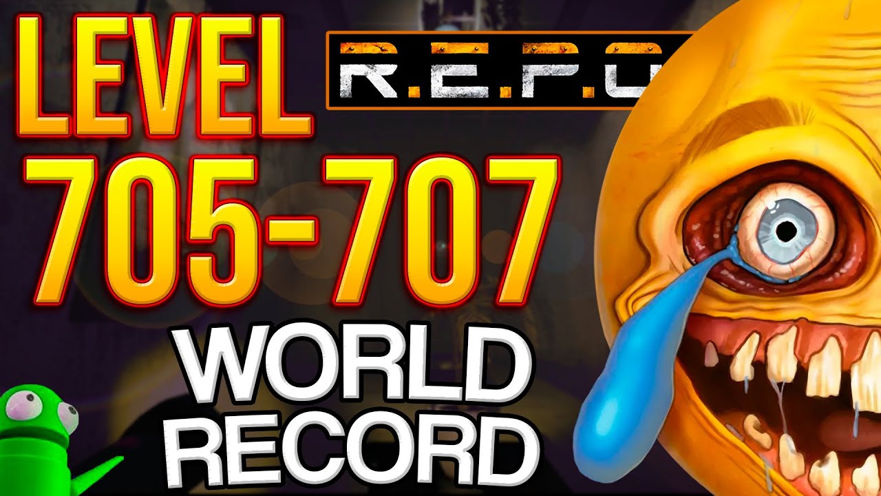 R.E.P.O. Solo World Record Level 705-707 | GHOST OPENING DOORS?!💀