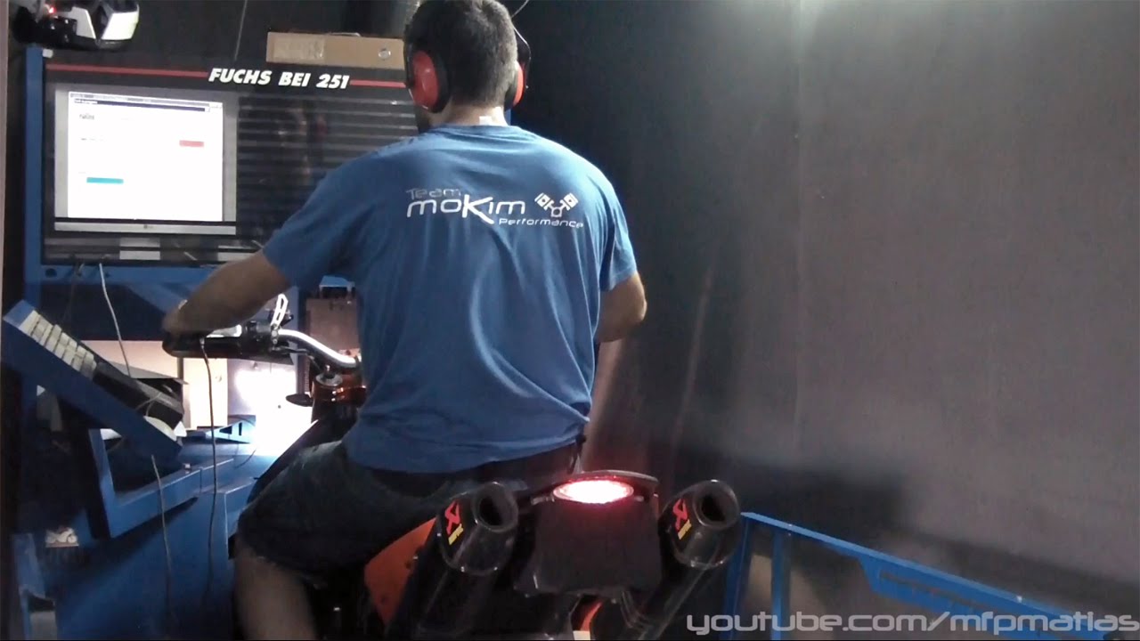 KTM SM Prototype (RC8R) - DYNO RUN by MOKIM Performance [1080p]