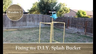 Fixing my D.I.Y. Splash Bucket - Wooden U