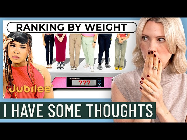 Ranking Women by Weight? Jubilee We Need to Talk (I Have THOUGHTS)