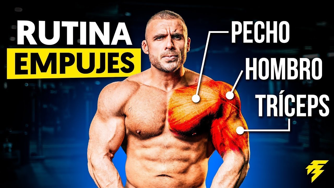 Entrenamiento de pecho hombro y tríceps 