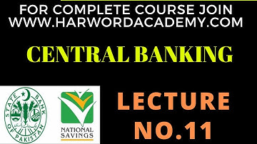 Lecture No.11-National Saving Officer online class (Central Banking)-www.HarwordAcademy.com