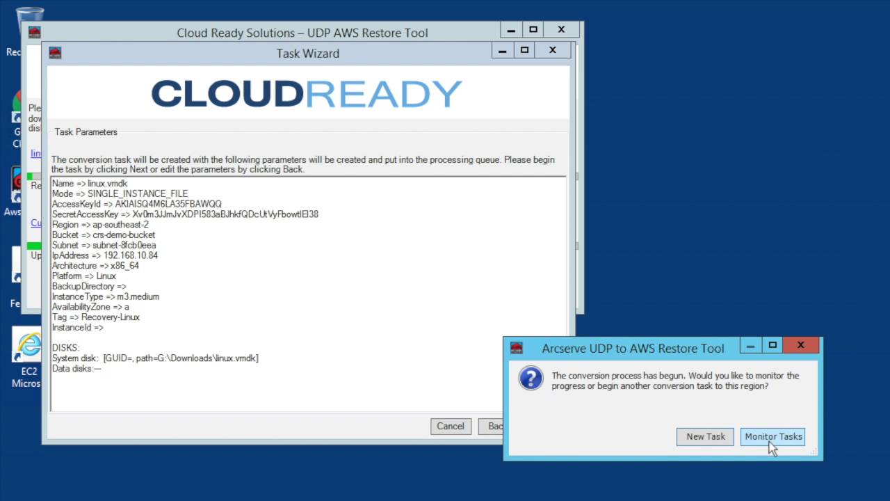 Cloud Ready Recovery Tool for Amazon EC2 - YouTube