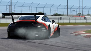 Drifting a GT3 car - new rF2 tyre update.