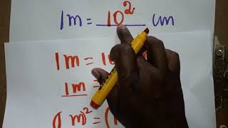 m to cm, m2 to cm2, m3 to cm3