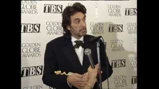 Al Pacino Press Interview with Dick Clark  Golden Globes 1993