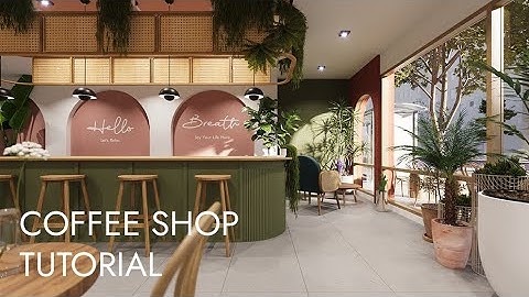COFFEE SHOP TUTORIAL-SPEED MODELING 3DS MAX