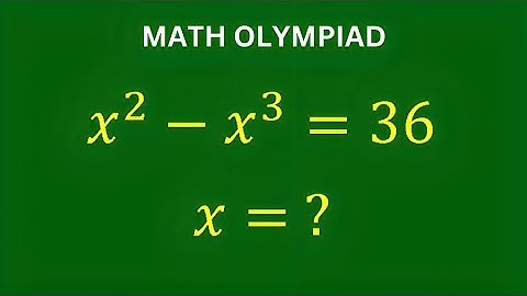 A Very Nice Math Olympiad Problem | Can You Solve for x? | Algebra Equation
