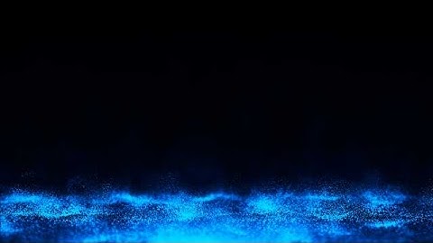 Abstract blue wave particle on dark background stock footage | stock video | Cinefootage