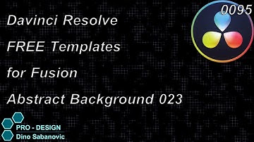 0095 Davinci Resolve FREE Templates for Fusion Abstract Background 023