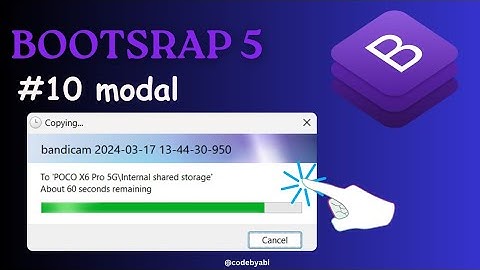 Modal · Bootstrap v5.0 Tamil #bootstrap5 #bootstraptutorial