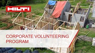 Hilti’s Corporate Volunteering Program – Engaged Beyond Business