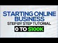 How to start a sixfigure online business from scratch in 2019  complete tutorial for beginners