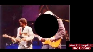 Mark Knopfler on tour with Eric Clapton Same Old Blues live amazing Solo 🎸 very rare year 1988 😍🎸