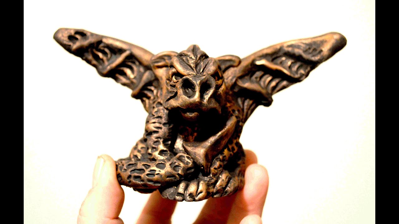 How To Sculpt A Gargoyle In Polymer Clay YouTube