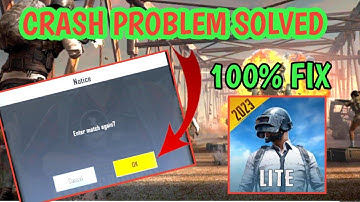 Pubg mobile lite Crash problem 100% fix 😱🔥 | pubg lite crash problem fix .