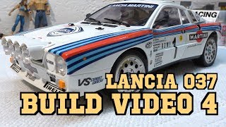 Tamiya Lancia 037 Rally Build / Video 4 / Steps 33-43