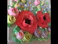 Как сделать цветы из крема / How to make cream flowers