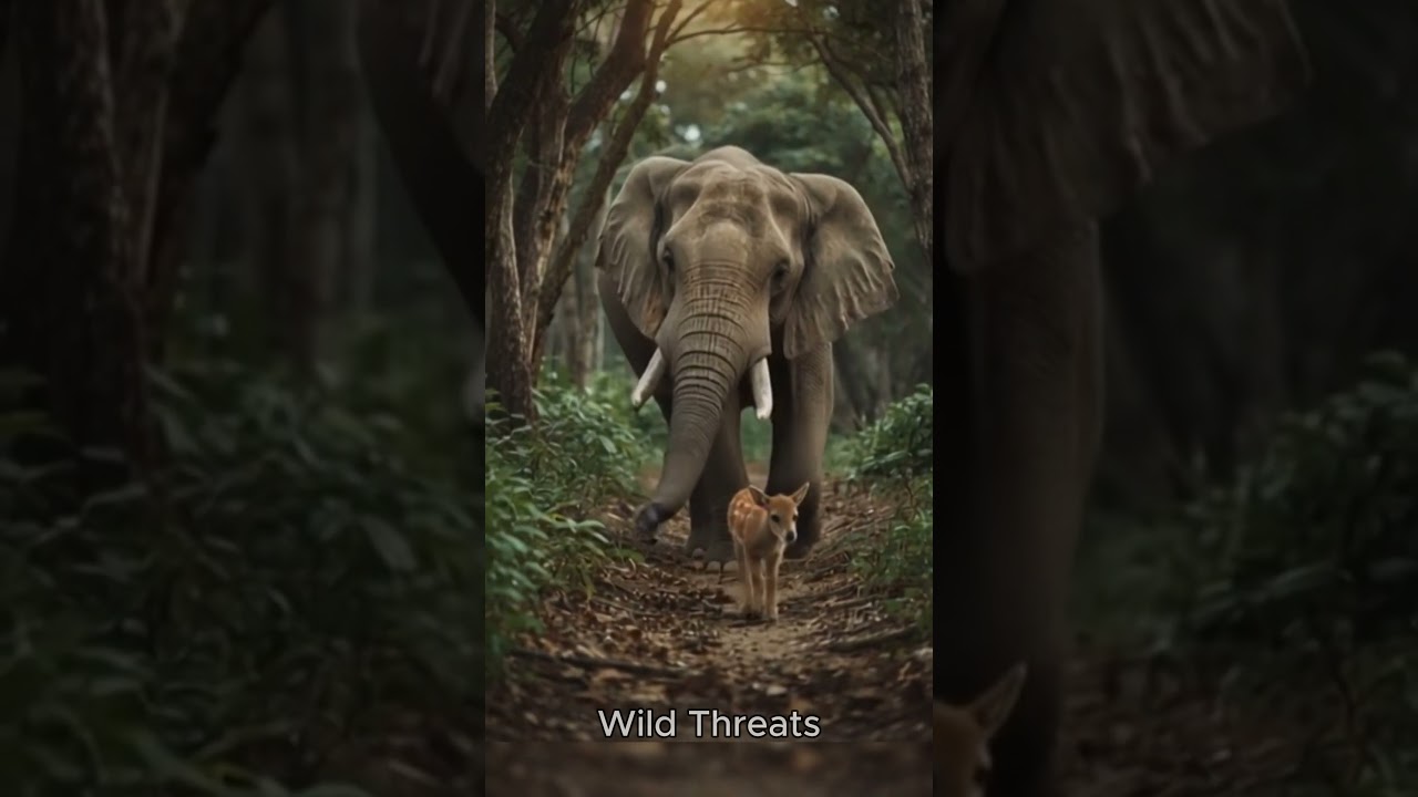 Elephant Helps Forest Rangers Find Lost Baby Deer 🐘🦌🌳 