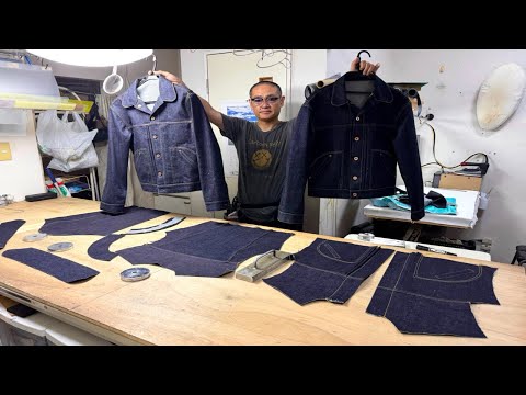 ハンドメイドデニムジャケットができるまで。手作りにこだわる日本のデニム職人。