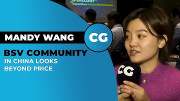 Mandy Wang: The BSV community in China are true believers: