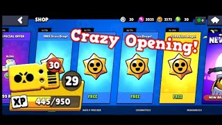 109 Starr drops and 30 Brawl Pass rewards | Crazy Opening?