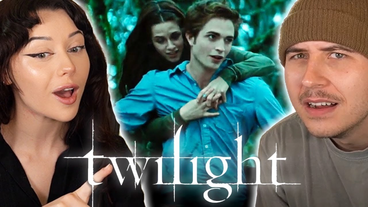 заставляю своего парня посмотреть «Сумерки» (в первый раз)