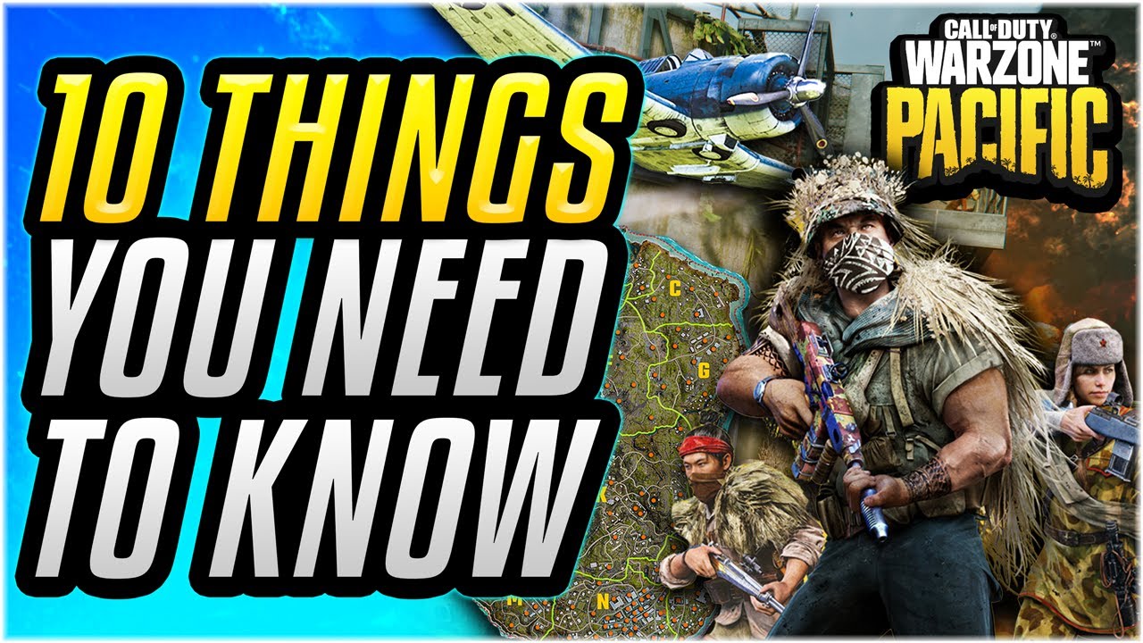 TOP 10 THINGS YOU NEED TO KNOW BEFORE LAUNCH!! [Warzone Pacific Caldera]