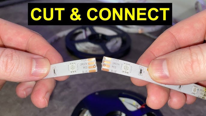 How to cut, connect & power LED Strip Lighting 