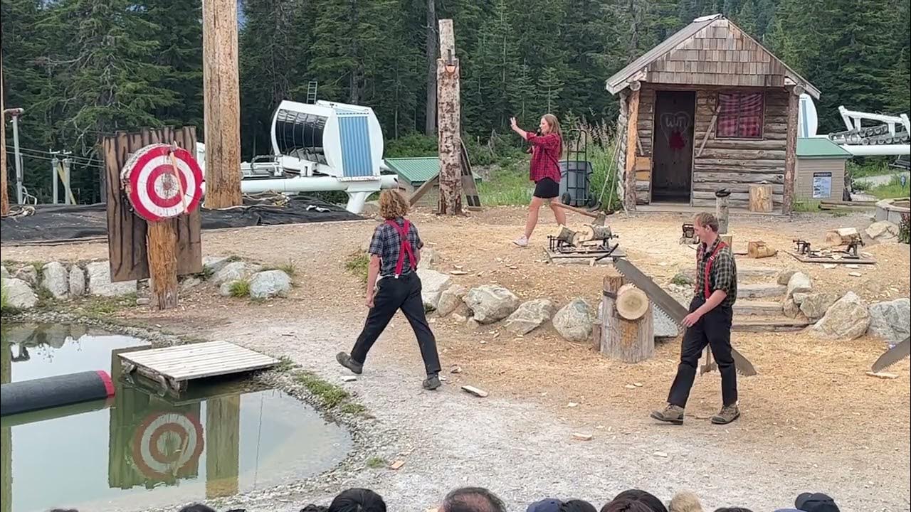 2023 Jul 22 Lumberjack ShowGrouse Mountain Part 2/11 YouTube
