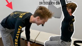 Man with *SEVERE HYPERKYPHOSIS* gets His FIRST Chiropractic Adjustment!