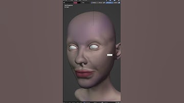 Painting my favorite sculpt in a while #blender3d #blender #b3d #blenderart #3dart