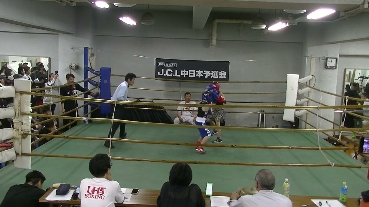 U-12 30.0 kg級 二階堂 心維(市野) 青 vs 佐藤 克羽 (LUSH緑 ）赤 第1