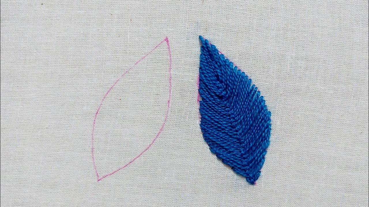 Basic Fly Stitch Tutorial || Fly Leaf Stitch || Hand Embroidery for ...