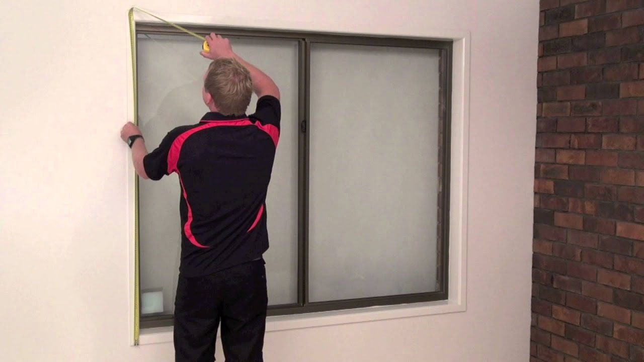 How To Measure Up for Face Fit Blinds - YouTube