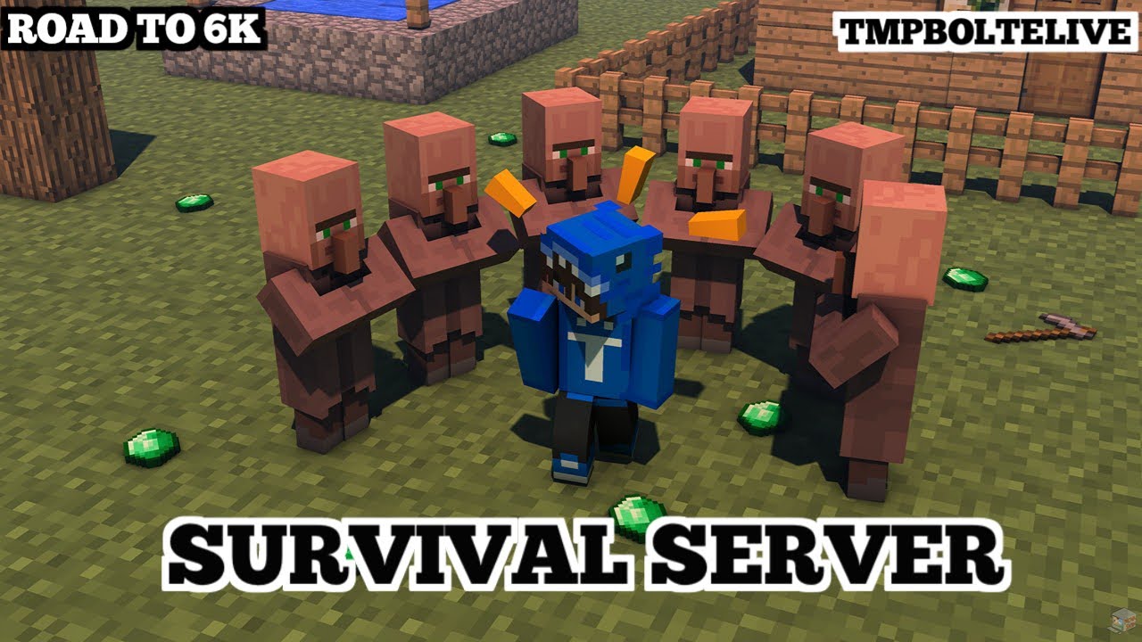 MINECRAFT SUBSCRIBER SURVIVAL SMP LIVE 💖🤗 | ROAD TO 6K 🥰🥰♥️ | TMP BOLTE ...