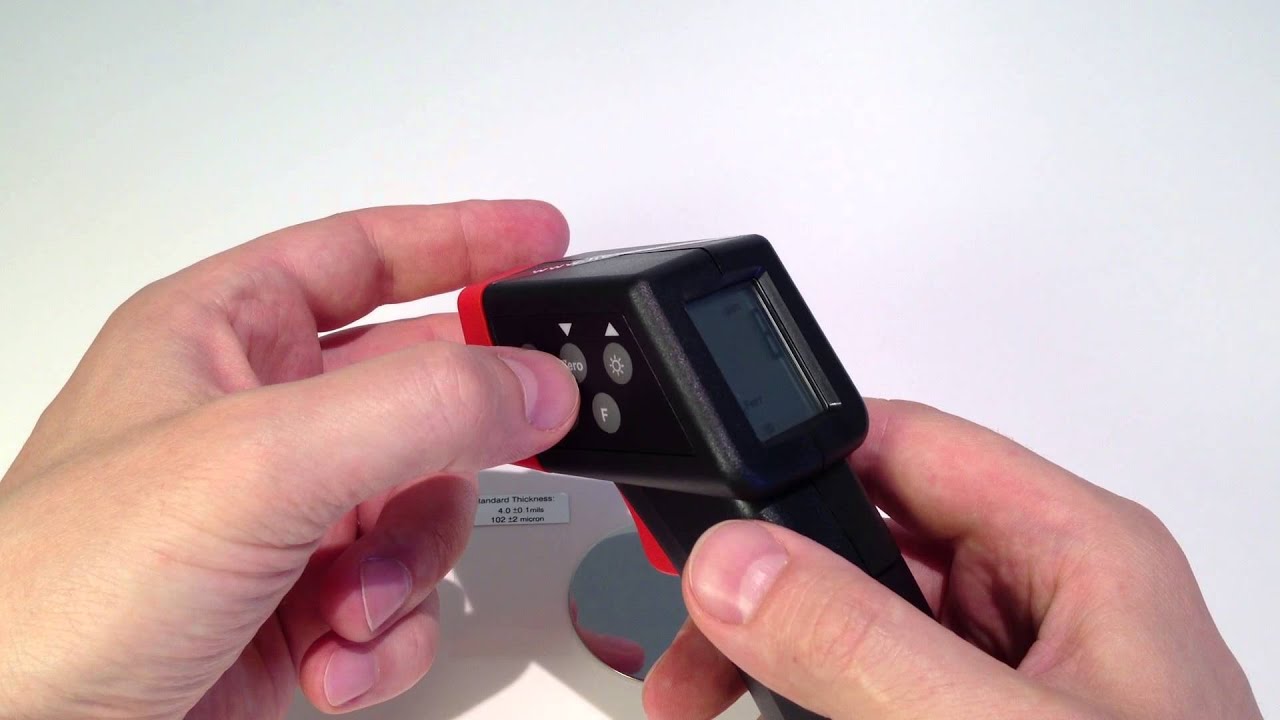 Lackschichtenmesser TC 115S, Kalibrierung