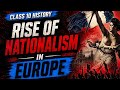 Rise of Nationalism in Europe class 10 history chapter 1 mind map rapid revision