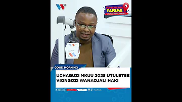 UCHAGUZI MKUU 2025 UTULETEE VIONGOZI WANAOJALI HAKI NA MASLAHI KWA WAFANYAKAZI 