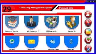 29  how to make a tailor shop management system add customer page code in java netbeans
