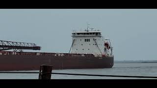 MV Mark W. Barker Arriving in Green Bay, WI 5-26-24
