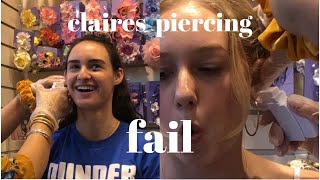claires ear piercing gone wrong: HORRIBLE EXPERIENCE