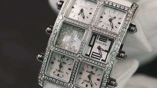 IceLink Floating Diamond 6Timezone Watch