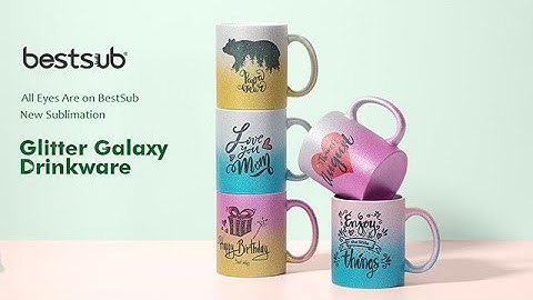 How to Print Sublimation Glitter Ceramic Mugs
