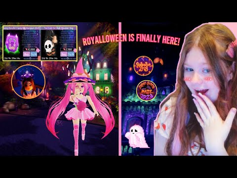 ROYALLOWEEN IS HERE! WICKERY CLIFFS, NEW MAZE, DARK CAMPUS, CANDY ITEMS! Roblox Royale High 🎃